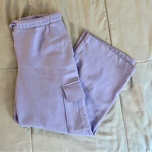 Old Navy large (10-12) Lavender Aura Cargo Joggers